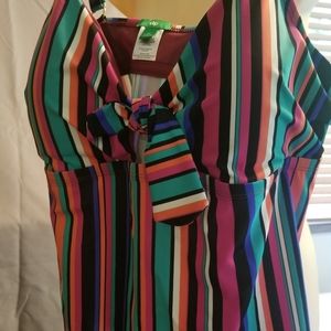 Bathing suit top, striped, new